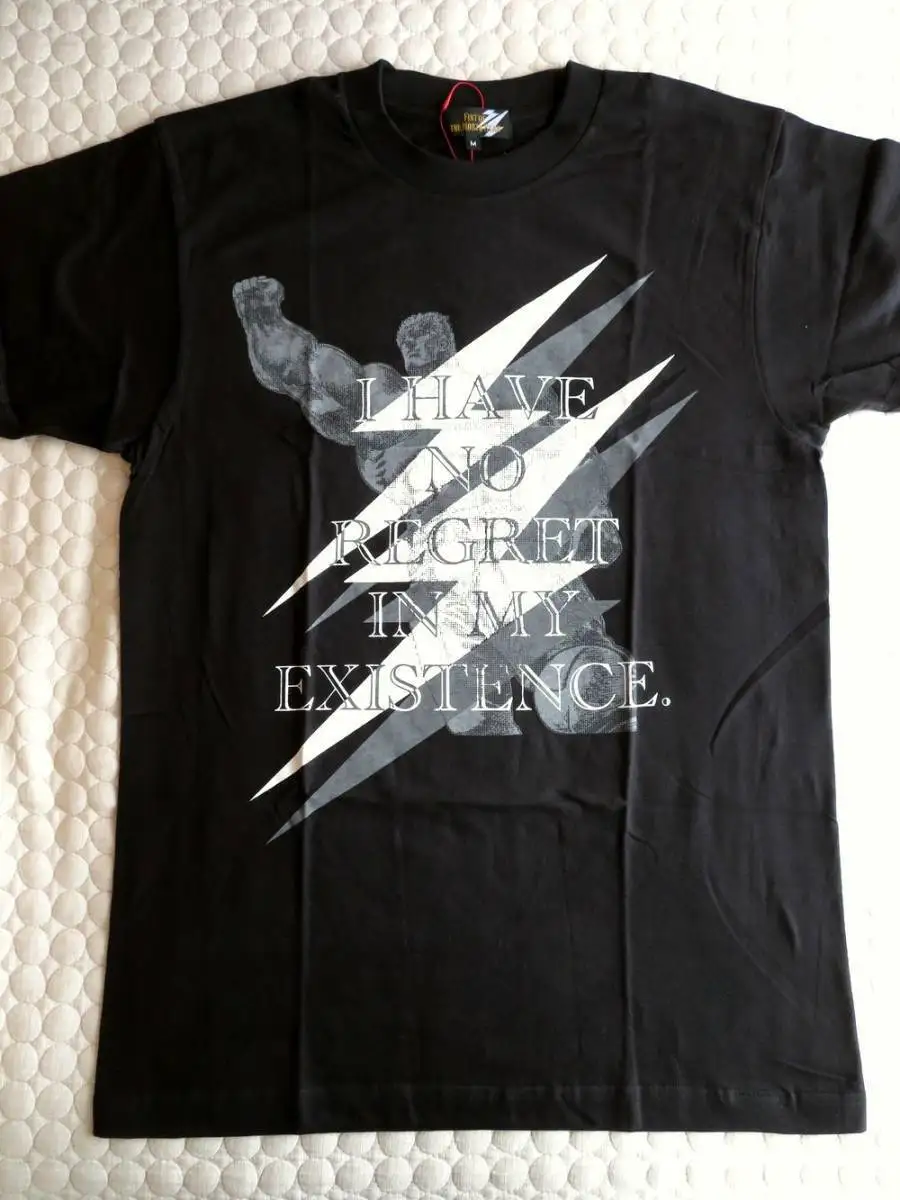 Футболка L(JPN) с изображением кулака Северной Звезды на 30-ю годовщину Raoh, черная, сделано в Японии