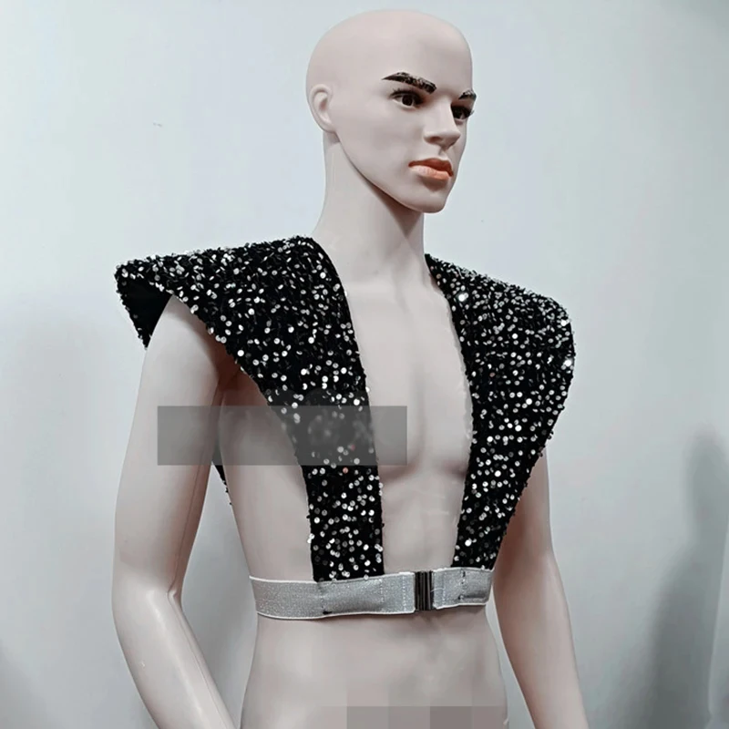 الكبار عرض مسرحي أداء الملحقات الترتر تحلق الكتف سترة جوجو راقصة وتتسابق مهرجان حفلة الهذيان الملابس VDL4521