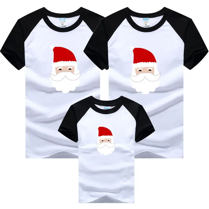 Christmas Family Matching Clothes Mom Dad Son and Daughter Tops Kids Couple Children's Clothes