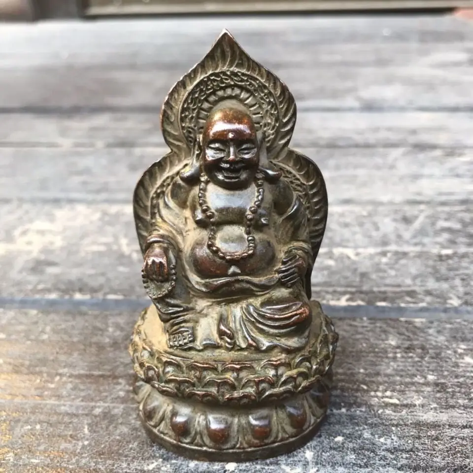 Maitreya buddha laughing buddha Statue Sculpture Figurines Home Garden Decoration Statues For House ﻿