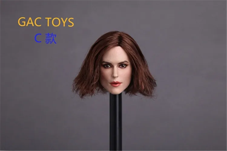 نموذج منحوت رأس gac-keira Knightley ، جمال مثير الأوروبي والأمريكية ، 12 في جلد السونتان ، جسم شكل الحركة ، GC007 #5