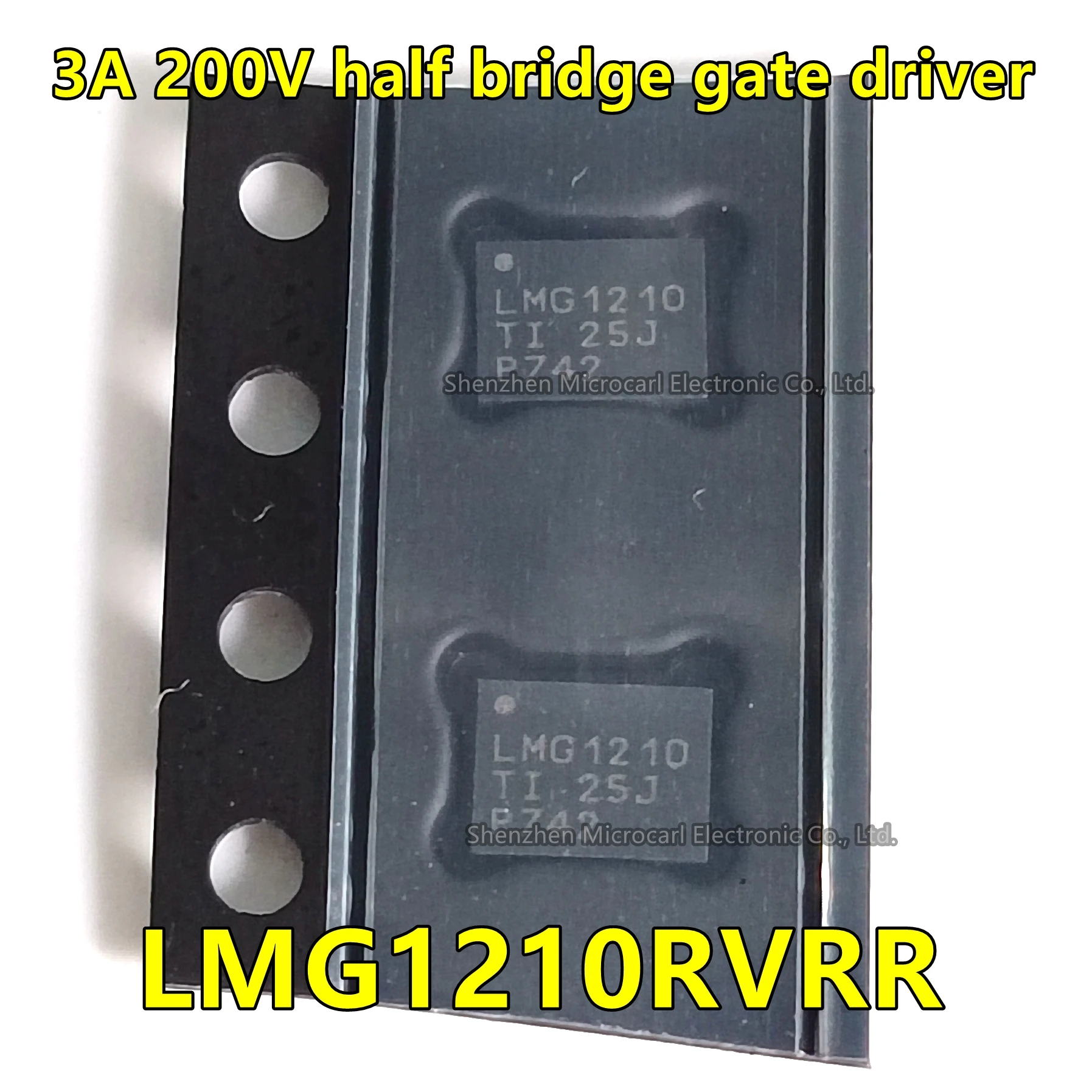 5 件装全新原装 Lmg1210Rvrr Wqfn-19 3A 200V Half Bridge Gate Driver Lmg1210