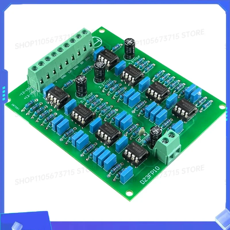 Bass Midrange Treble 3Way Crossover Audio Board Frequency Divider Filters For amplifier system 500HZ, 5000HZ DIY Parts and FG