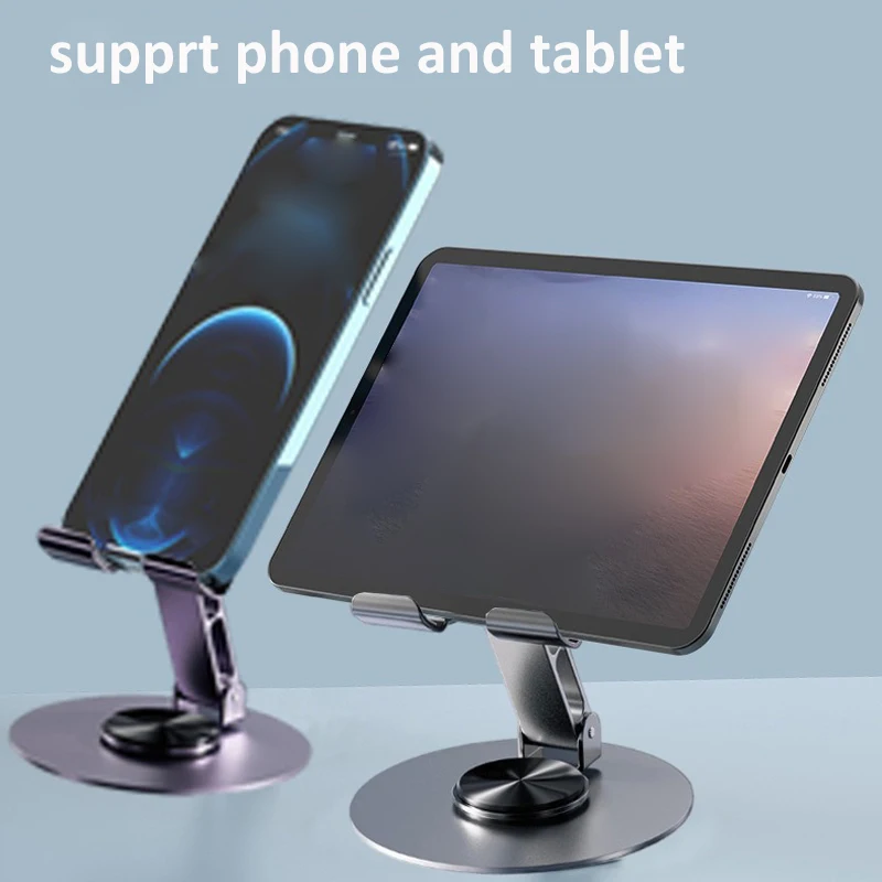 

Essential for desktop TV binge-watching and work! 2-piece black foldable and rotatable stand