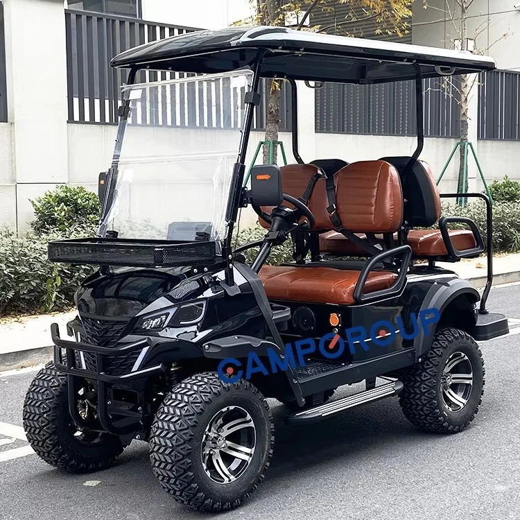 High Performance Gas Powered Golf Cart Gas-oline Lifted Off Road Utility Hunting Club Buggy
