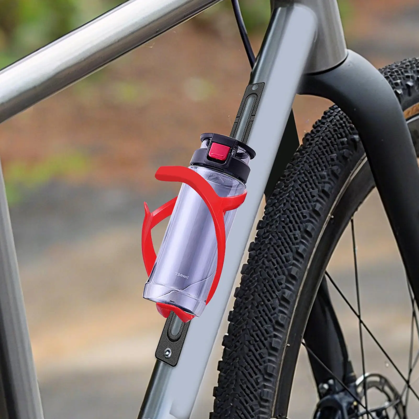 

Water Bottle Cage Adapter Drinking Bottle Stand Bracket Flask Mount Base For Tournament Exercise Scooter Road Cycling Mountain