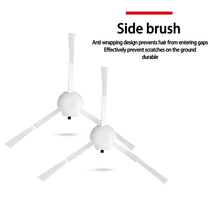 Kit di ricambio Accessori compatibili per Xiaomi Robot Vacuum X10 Plus,X10+,X20 Pro,X20 Plus,Filtro per sacchetto per la polvere con spazzola principale