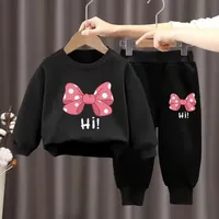 Baby Girl Clothes Children Clothing Set 2pcs Hoodie Newborn Kids Girls Outfit Sets Toddler Cotton Long Sleeve Tops Pants Suit