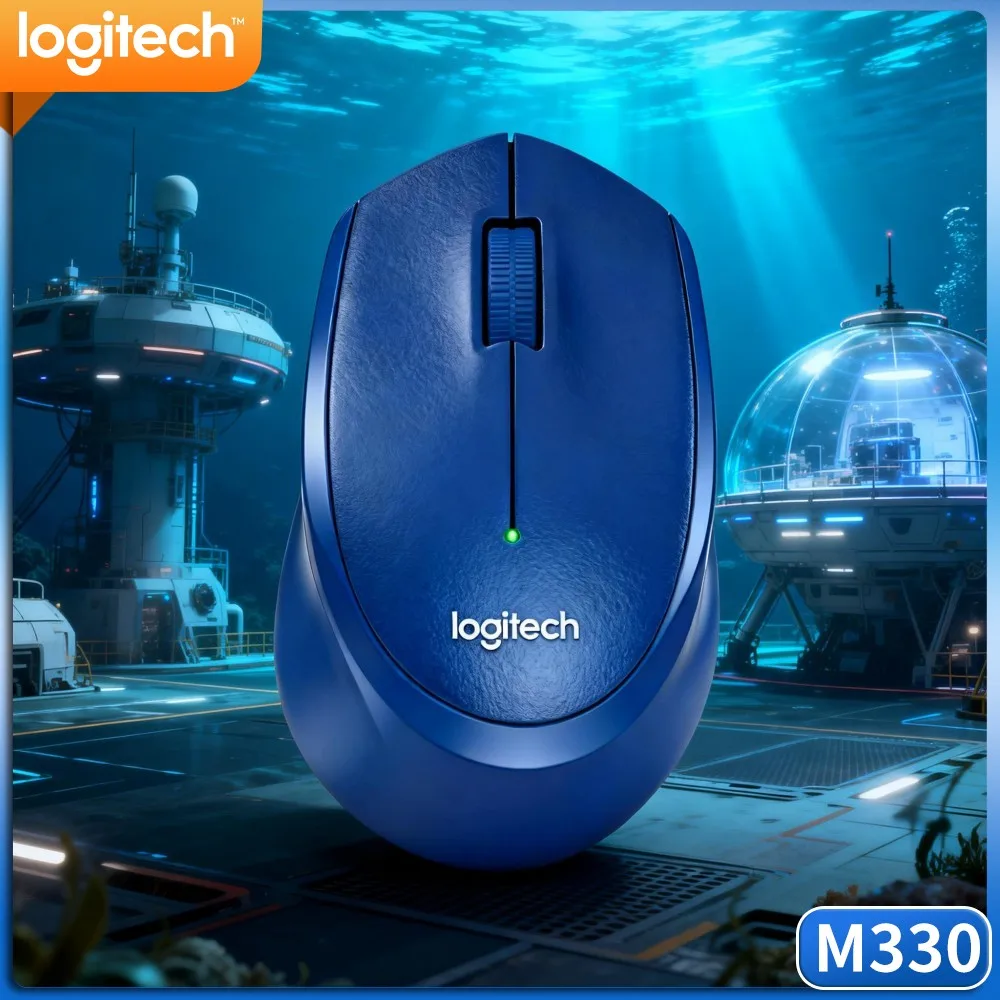 Logitech M330 Silent Wireless Mouse Instant Wake After Sleep Mode Guarantee Smooth Continuous Daily Office Working Process