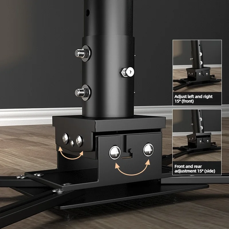Engineer Projector Hanger Heavy Duty&Hidden Line Projector Ceiling Bracket for Barco SONOK Sony Apportronics 1080P,Load 60KG