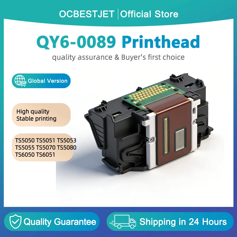 

For Canon QY6-0089 printhead for Canon TS5060 TS5080 TS6020 TS6080 TS6120 TS6180 TS6220 TS9580 printer qy6-0089 printer head