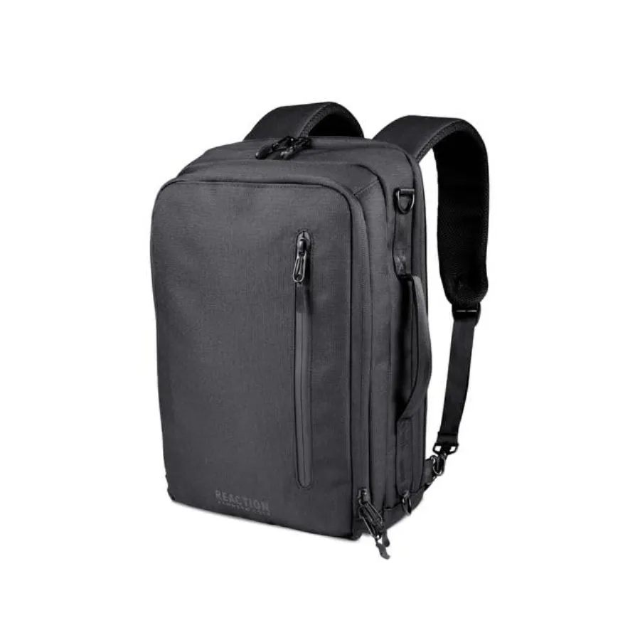 

Parker Polyester Tech Covertible Backpack/Briefcase, Black