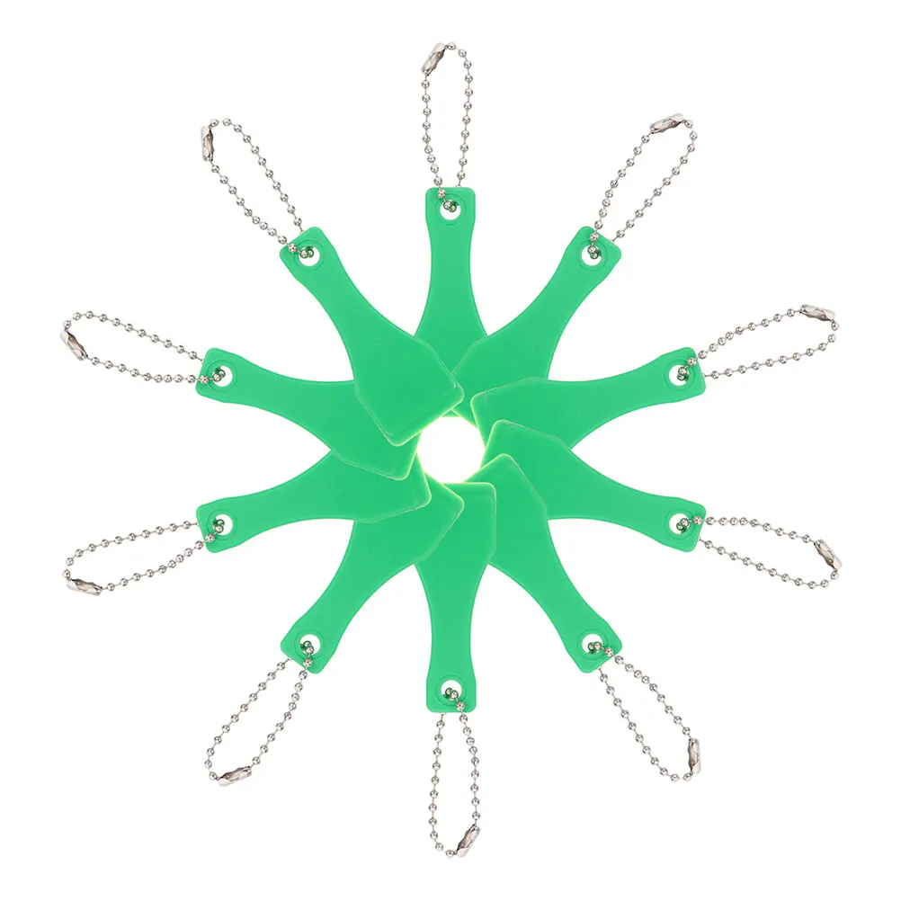 

20 Pcs Lottery Scratcher Tool for Ticket Decorative Scrapers Keyring Label Keychain
