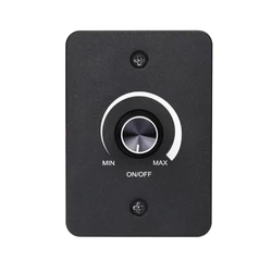 DC12V 5A PWM Rotary LED Dimmer Switch for Halogen/Incandescent/Puck/Awning Light Suitable for Travel Trailer Marine Auto