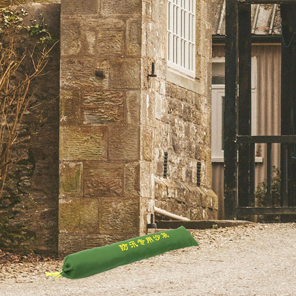 2Pcs Reusable Flood Barriers Heavy Duty Canvas Sandbags for Flooding Protection Water Blocking Barrier for Basement Elevator