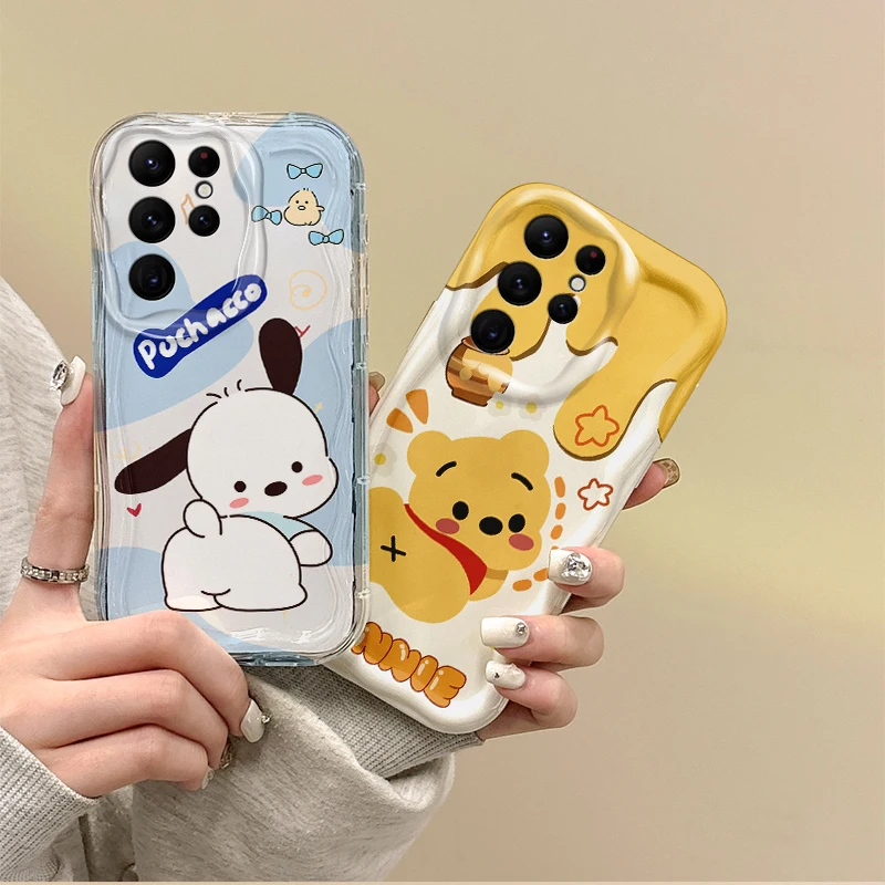 

Cute Pochacco Cartoon Phone Case For Samsung Galaxy A50 A36 A35 A34 A33 A32 A24 A23 A22 A16 A12 A06 M55 M35 M14 Shockproof Cover