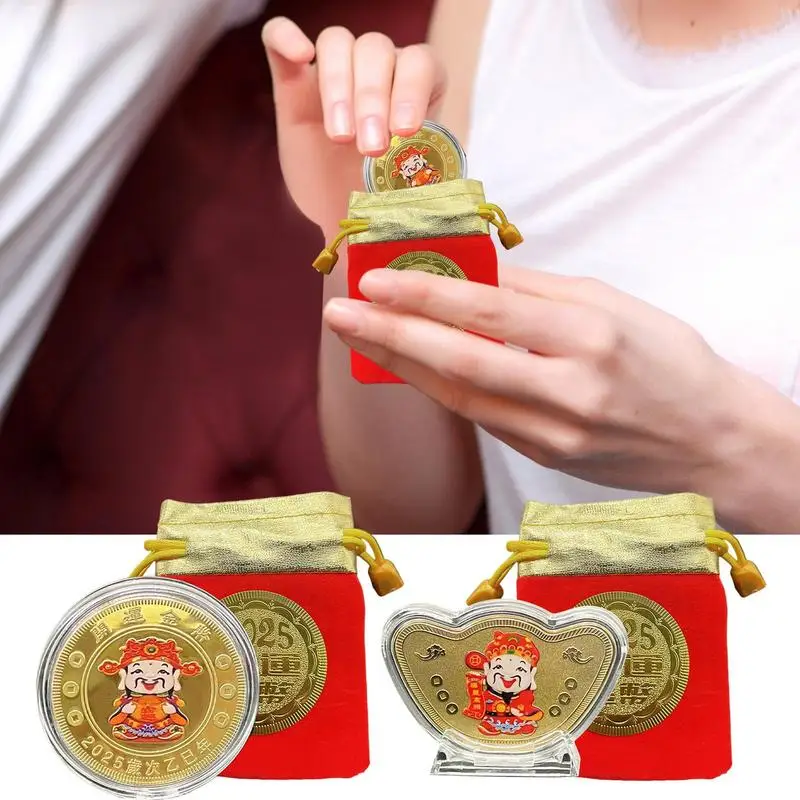 Treasure Coin World Wealth Gold Coin Year Of The Snake 2025 Coin Collection Of Commemorative Coin Cultural Inheritance For New