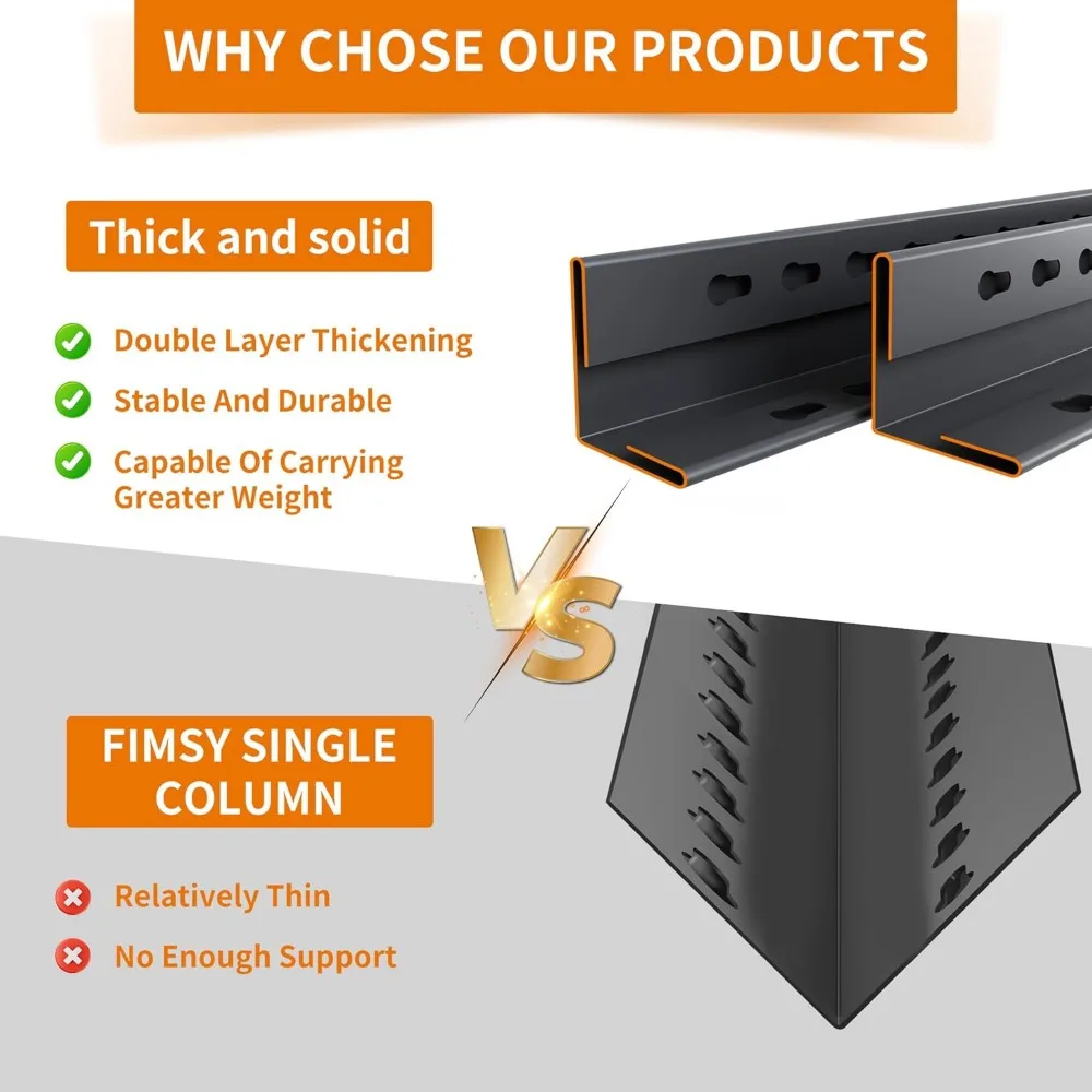 63"H Heavy Duty Garage Shelving 3000LBS Storage Shelves Adjustable 5 Tier Metal Shelving Unit,Industrial Utility Rack for Garage