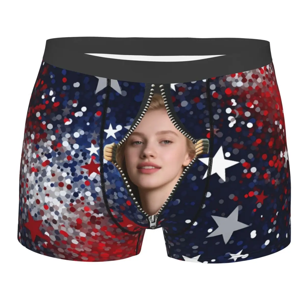 

Custom Face Photo Boxer Shorts For Husband Anniversary Gift 3D Print Personalized Underwear Panties Briefs Breathable Underpants
