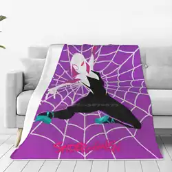 Spider Gwen Loves You Top Quality Comfortable Bed Sofa Soft Blanket Spider Gwen Gwen Stacy Wright Art Spider Web Color Pop