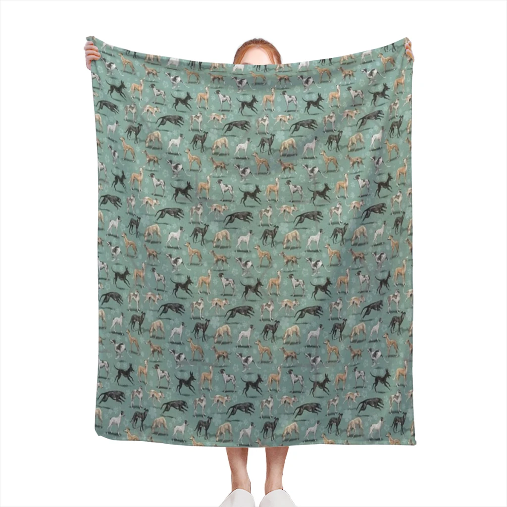 

The Greyhound Medium Blanket Fluffy Soft Bedroom Decor Sofa Blankets Comforter Home and Decoration