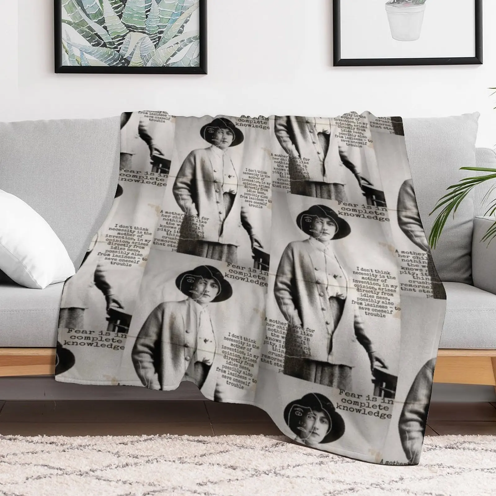 agatha christie appreciation Throw Blanket Flannels Warm Blankets