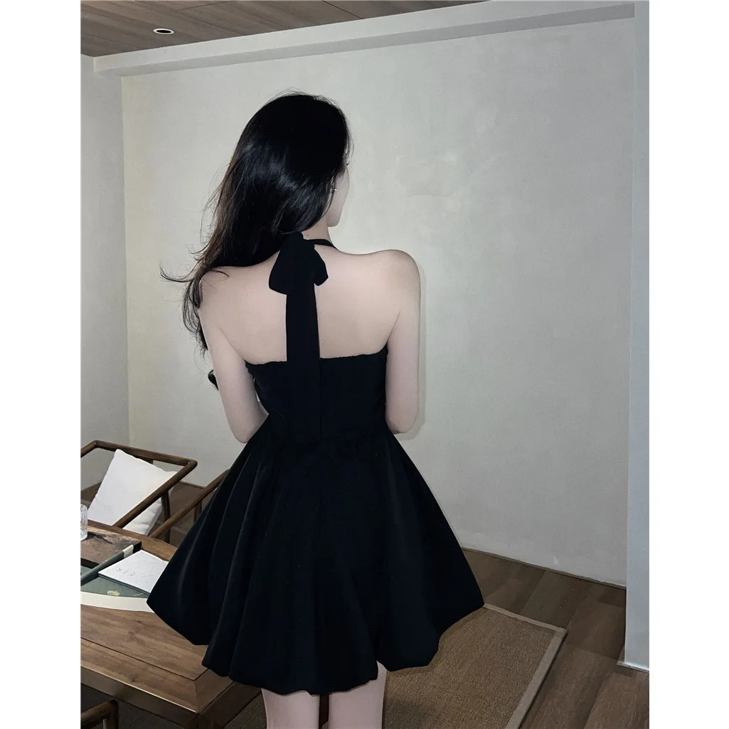 High Waist Slim A-line Black Sexy Dress Bodycon Dresses Women Clothing Sexi Night Dress Hot Streetwear Party Mini Dress Summer