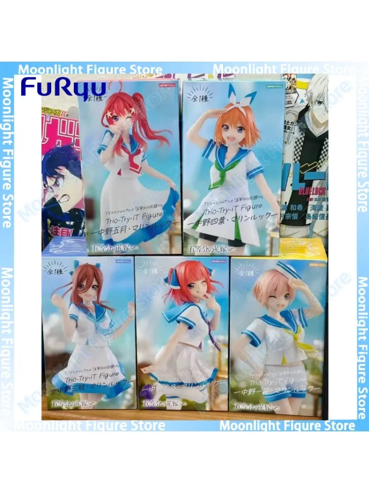In Stock Furyu Trio-Try-iT The Quintessential Quintuplets Nakano Itsuki Nakano Miku Nakano Nino Matrozenpakje Anime Figuur Model - afbeelding 2