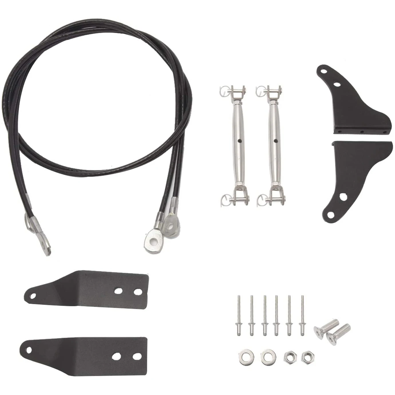 Limb Risers Kit Through the Jungle Protector Obstacle Eliminate Rope for Jeep Wrangler JK 2007-2018 Accessories