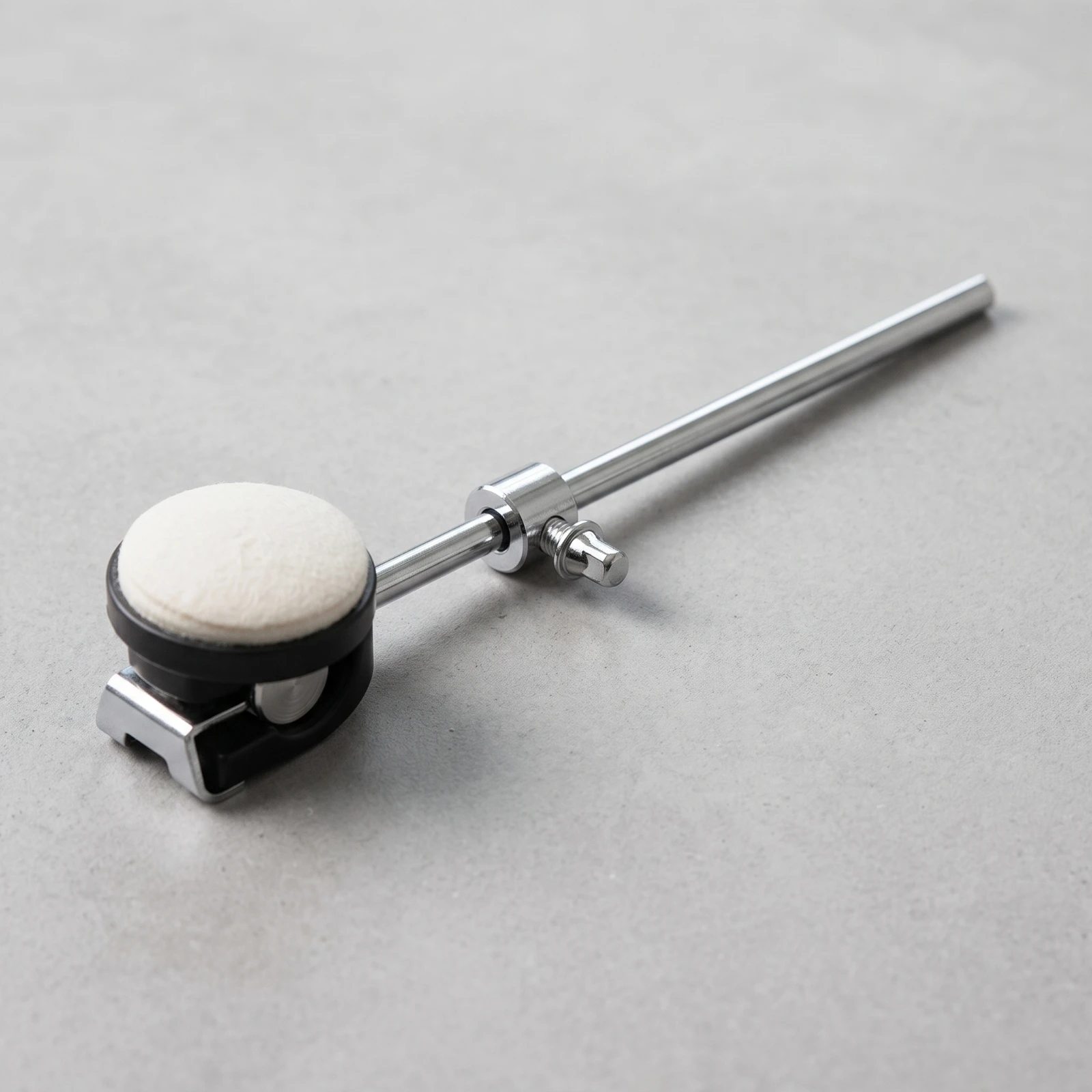Bass Drum Pedal Beater Stainless Steel Drum Pedal Beater with Felt Head Percussion Instrument Accessory Sturdy Hardware Strong