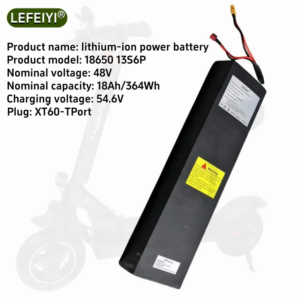 Original 48V 18AH Kugoo Kirin M4 Pro, Kugoo M4/ M4 Pro Electric Scooter with Powerful Lithium Battery (18650 13S6P)