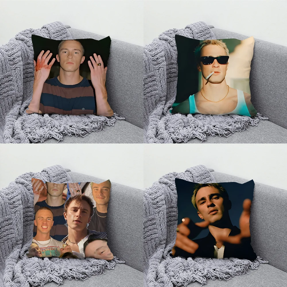 

Drew Starkey Actor Pillow Case Soft Cushion Cases for Farmhouse Sofa Decor Home Decorations and Protector Pillow Case