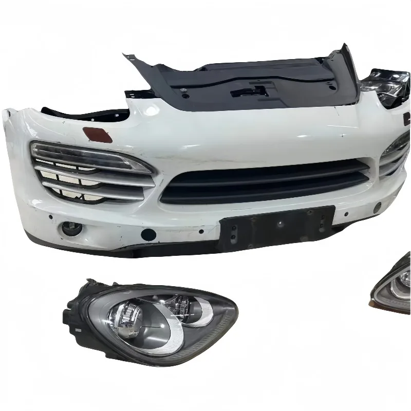 

Custom 2011-2016 Porsche Cayenne Front & Rear Bumper Kit With High Quality ABS Plastic Headlights Classic Style Body