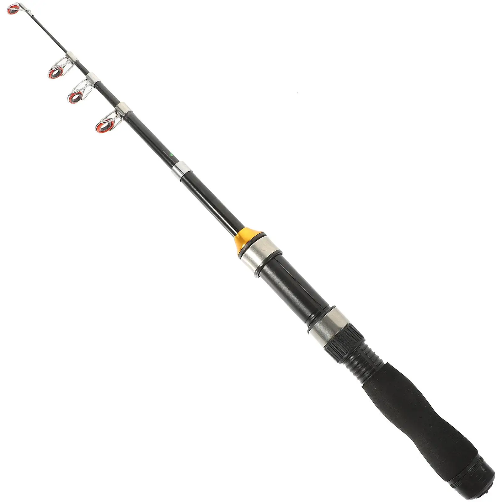 

Miniature Sea Fishing Rod Portable Collapsible Aluminum Alloy Glass Fiber Ultra Short Lightweight Travel Pole Kids