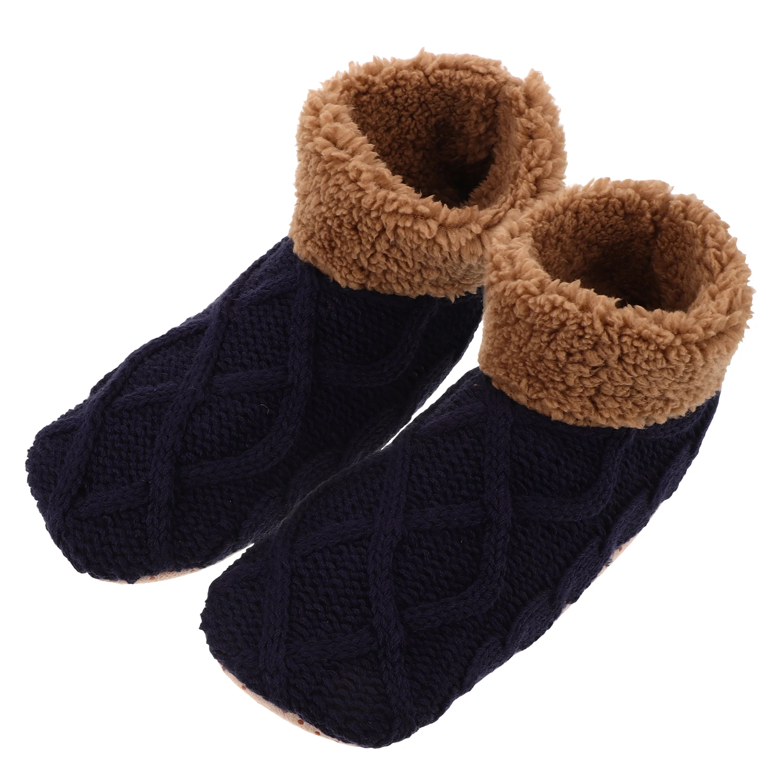 غامض جوارب يمكن السير بها على الأرض النعال الحرارية الدافئة عدم الانزلاق النساء الرجال الثلوج كومة طاقم الصوف السائبة الثعلب كابل متماسكة الراحة