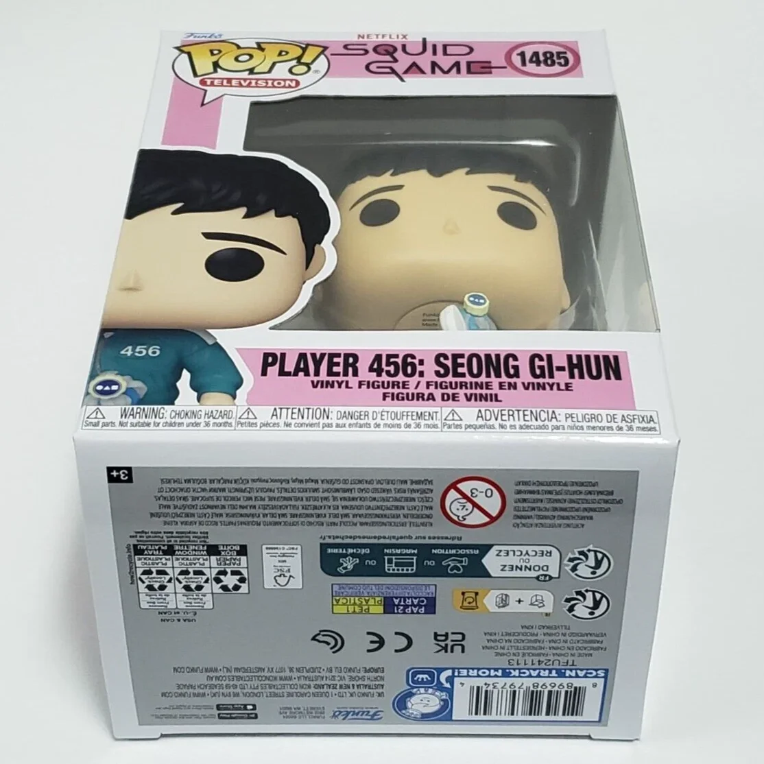 

FUNKO POP Squid Game Figure Player 456:Seong Gi-Hun (Kicking Jegi)Player 001 Hyun-ju Geum-ja Front Man Limited Edition Figurine