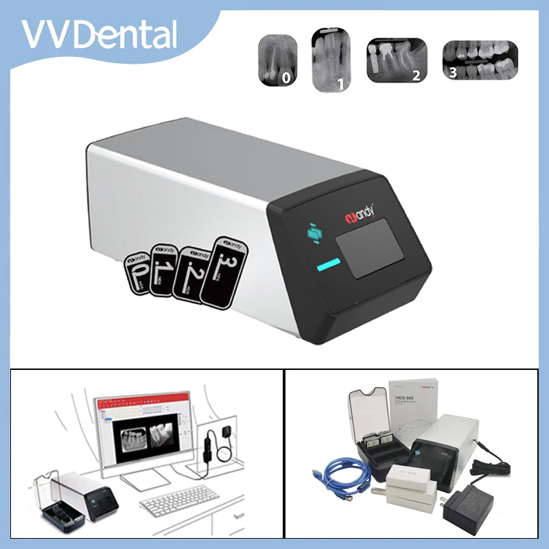 

VVDental X-ray Intraoral Scanner Digital Imaging Phosphor Plate Scanner Image Imaging System Handy HDS-500 Detnal Equipment