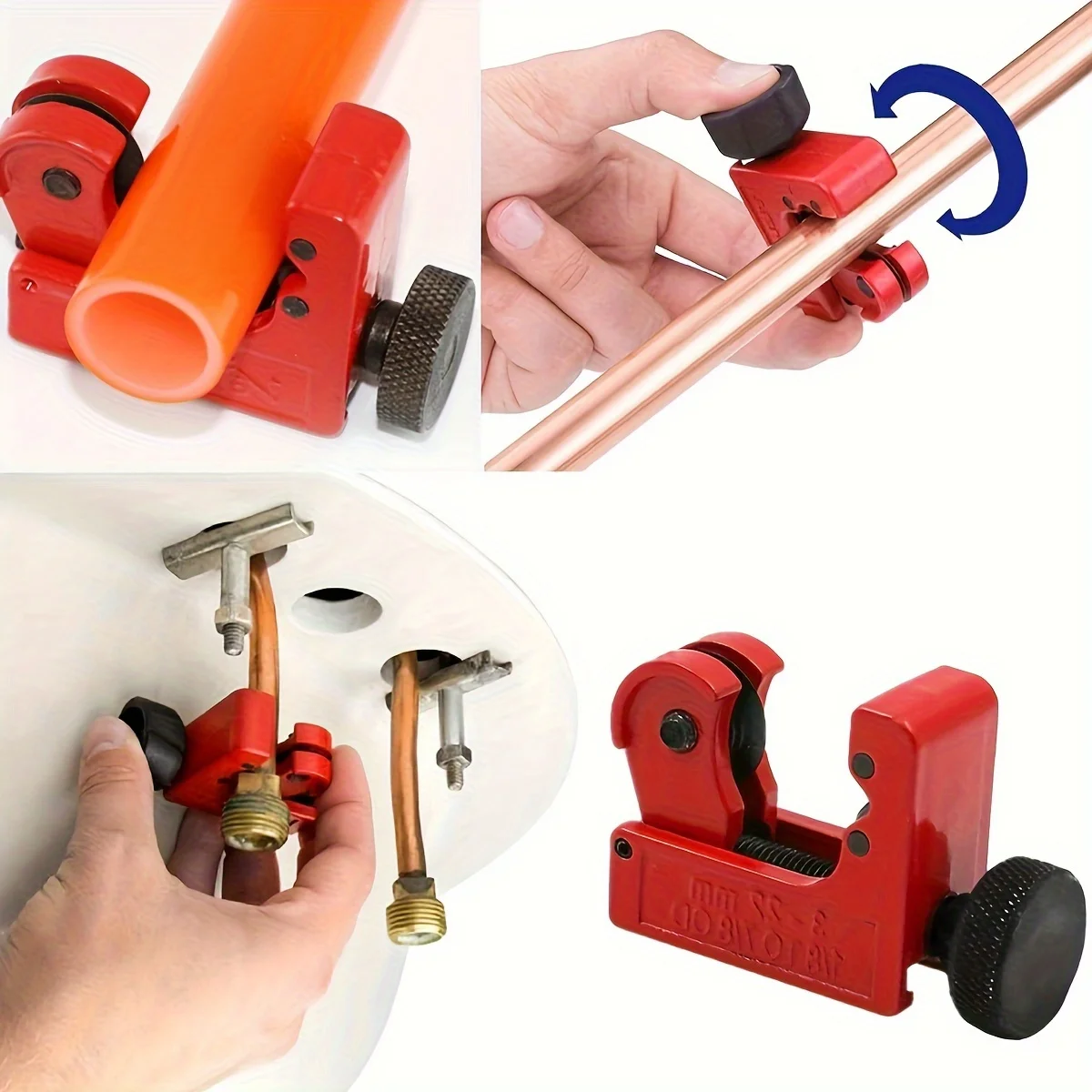 3-19mm 1/8 inch to- 3/4 inch Mini Steel Tube Cutter Tool, Cutting Copper and Aluminum Tube Pipe Cutter,Stainless Steel Tubing, M