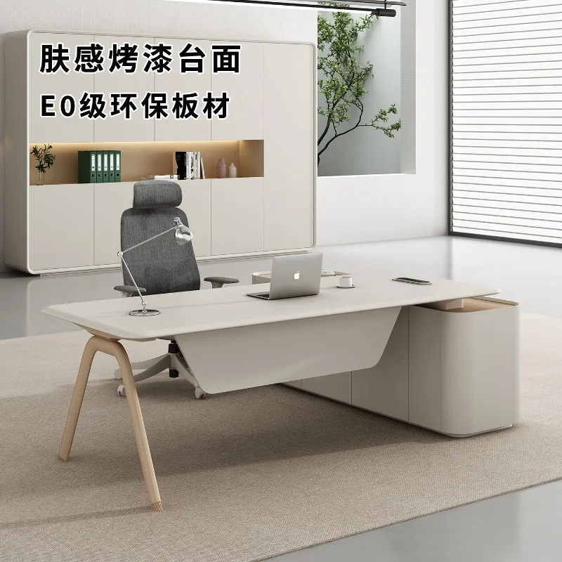 Desk boss table supervisor manager computer desk chair combination leader large desk simple modern office table
