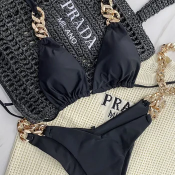 RUOTONGSEPT جديد مثير بيكيني 2023 مثلث ثوب السباحة للنساء ال...