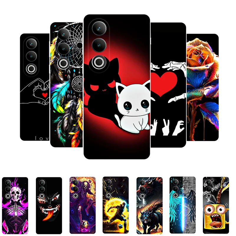 For OnePlus Nord CE4 Case Funny Cute Silicone Soft Back Cases for OnePlus Nord CE4 Lite 5G TPU Cover 1+Nord CE 4 CE4Lite Funda