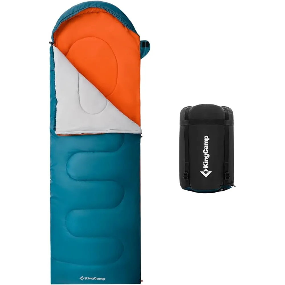 Camping Sleeping Bags for Adults, Backpacking Lightweight Water Repellent Warm Cold Weather Sleeping Bag, Camping Gear