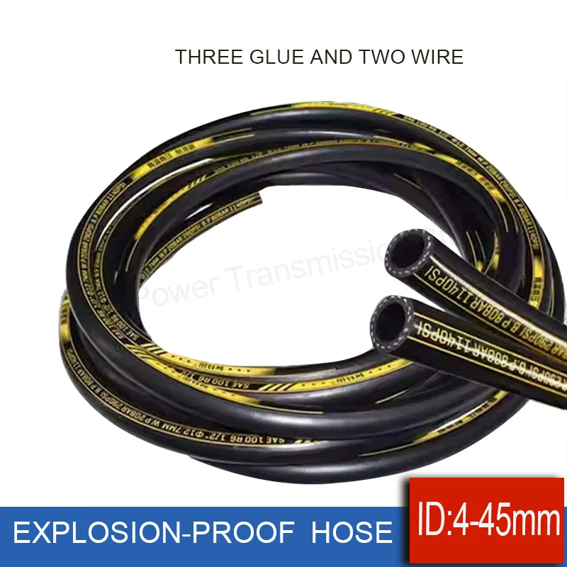 1 Meter NBR Rubber Car Fuel Hoses Fuel Pipe Fuel Line Hose Oil Hose For Fuel Transfer ID 4/5/6/8/10/12/14/16mm 19mm 25mm 28-45mm