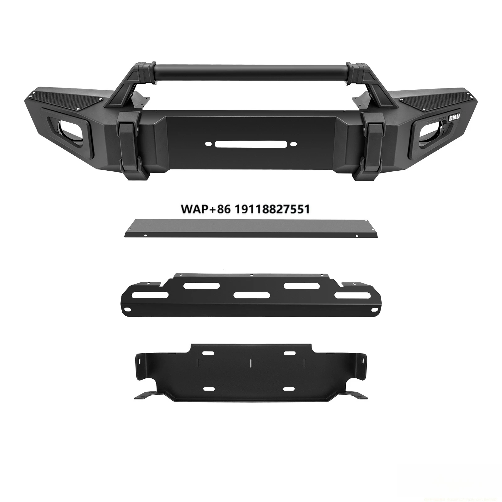 

OMU Genesis Front Car Bumper Without Hole for Wrangler JL/ Gladiator JT Auto Bumper Accessories