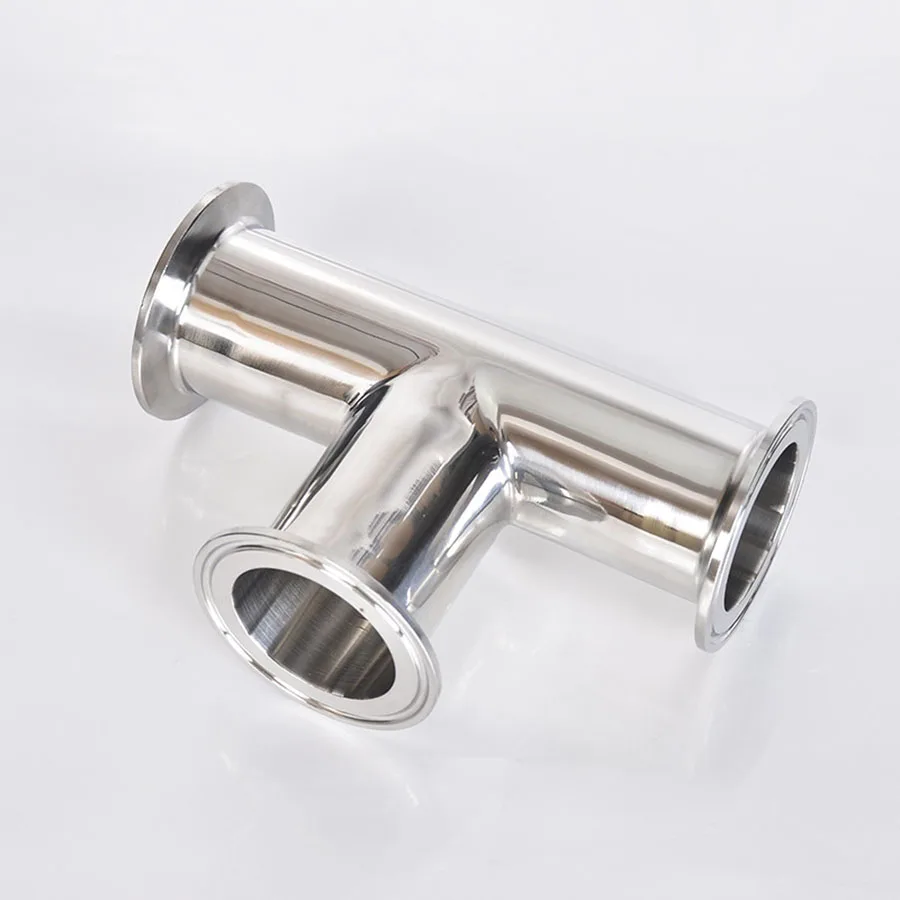 

19/25/32/38/45/51mm Pipe OD 1.5 inch 2 inch Tri Clamp Instrument Tee Sanitary 304 316L Stainless Steel Homebrew Beer Craft Parts