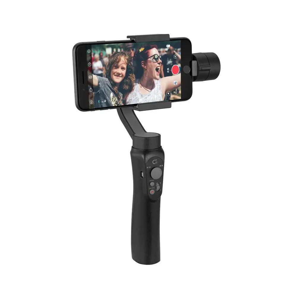 【Do Brasil】CINEPEER C11 Stabilisateur de cardan portatif à 3 axes pour smartphone comme IPhone 11 Pro 8 7 Plus 6 Plus Samsung Galaxy S9 S7