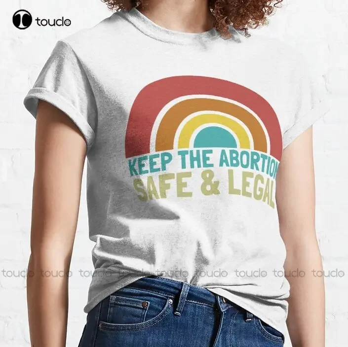 Keep Abortion Safe & Legal Classic T-Shirt Boys' Tops, Tees & Shirts Outdoor Simple Vintag Casual T Shirts Fashion Tshirt Summer