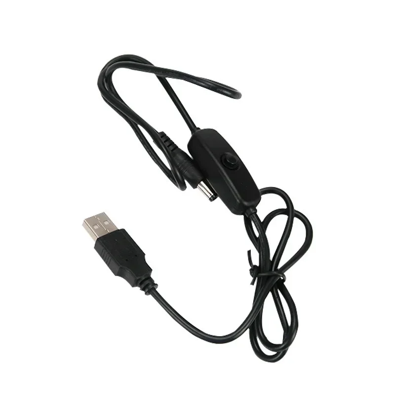 كابل محول رأس USB إلى DC مع تحكم في مفتاح 501، كابل طاقة 5.5x2.1 لـ Raspberry Pi، OD 3.5 #2