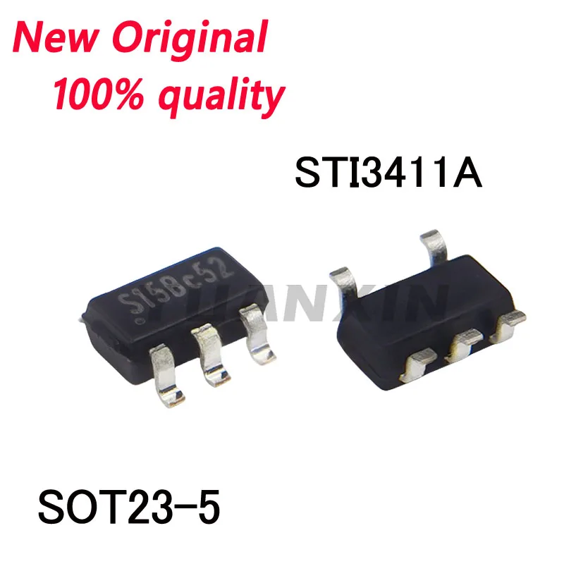 20-100/PCS New Original  STI3411A silk screen S15Bxx Synchronous DC-DC step-down chip SOT-23-5 In Stock