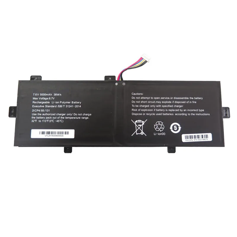 Laptop Replacement Battery For UMAX For VisionBook 13Wa Ultra UMM23013U 7.6V 5000mAh 38Wh 10 PIN 9 Lines New